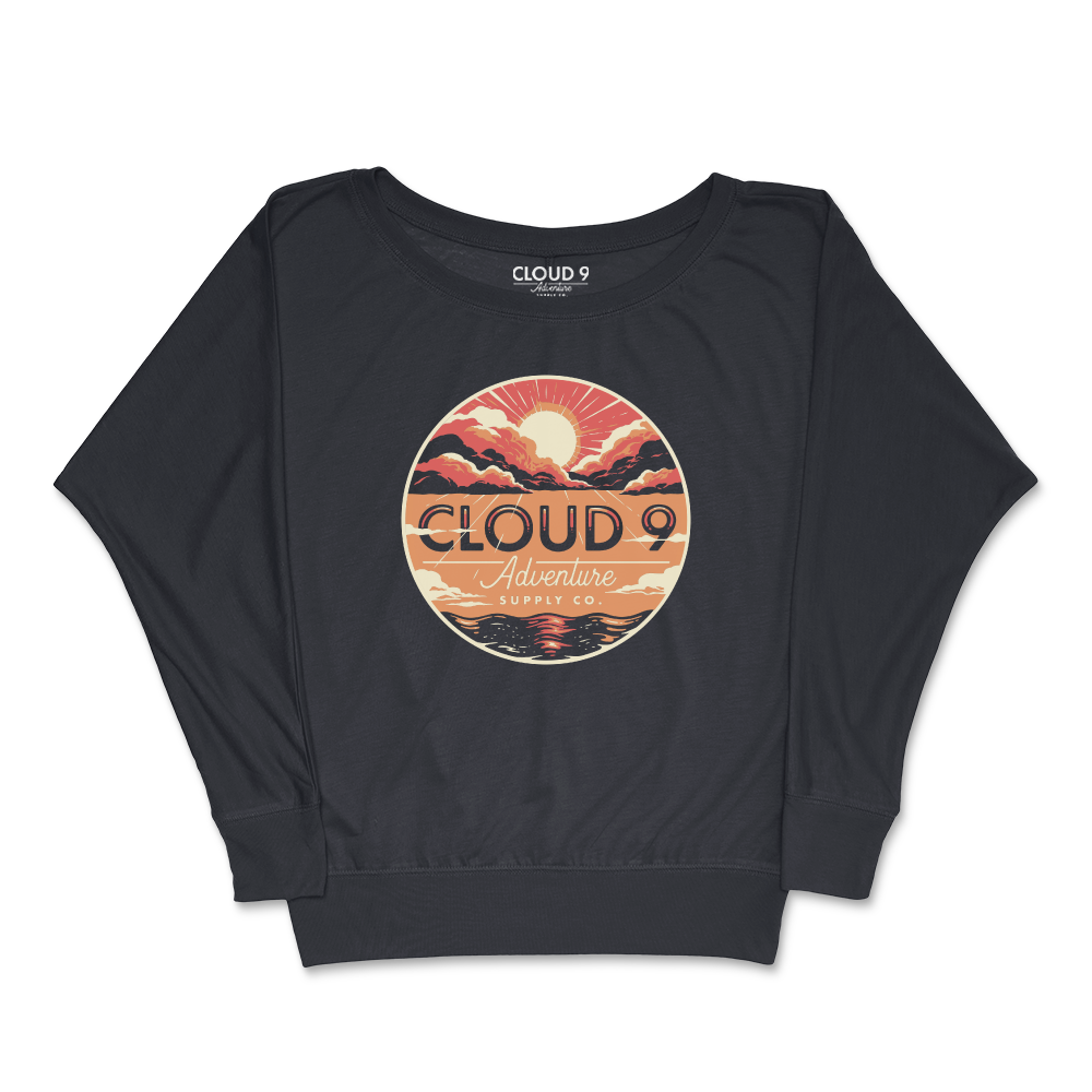 Adventure Women's Flowy Long Sleeve • Midnight