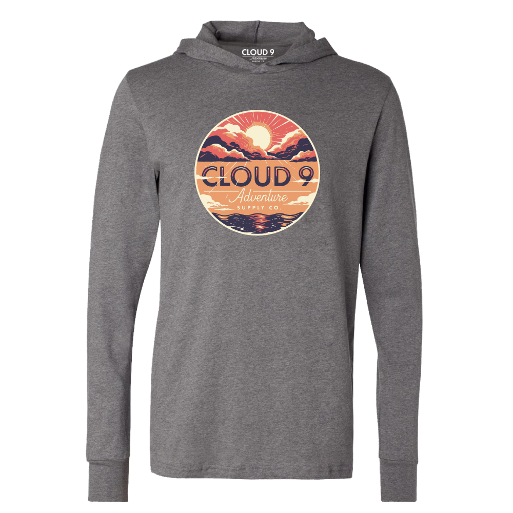 Adventure Hooded Long Sleeve • Grey