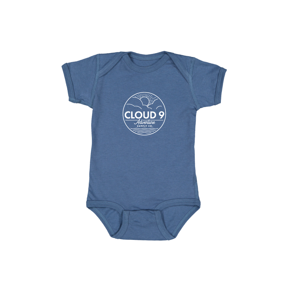 Supply Co. Logo Baby Onesie • Indigo
